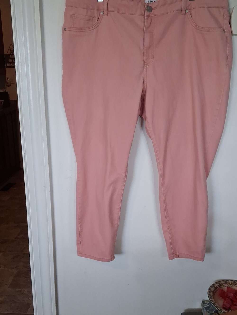 d. jeans Women's Rose Pink Skinny Jeans